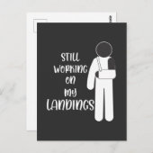 Carte Postale Cascadeur enfant rétabli bras cassé (Devant / Derrière)