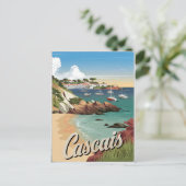 Carte Postale Cascais Portugal Vintage (Debout devant)