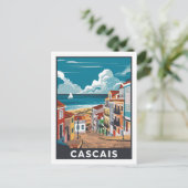 Carte Postale Cascais, rue Portugal (Debout devant)