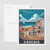 Carte Postale Cascais, rue Portugal (Devant / Derrière)
