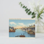 Carte Postale Casco Bay Fleet, Quai, Portland, Maine (Debout devant)