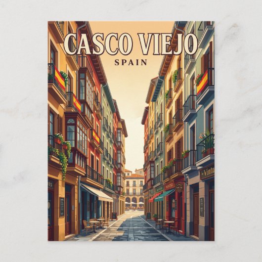 Carte Postale Casco Viejo Espagne (Devant)