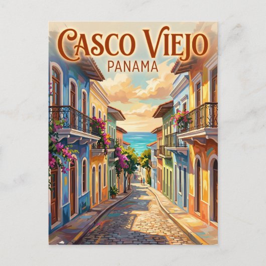 Carte Postale Casco Viejo Panama (Devant)