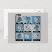 Carte Postale Case à cocher Émotion TAZ™ (Devant / Derrière)