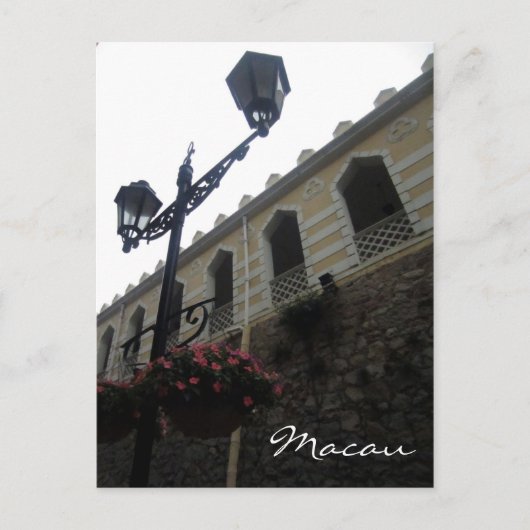 Carte Postale caserne mauresh macau (Devant)