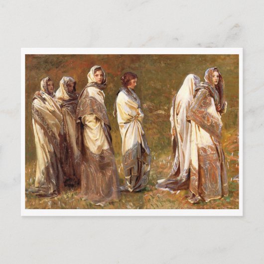 Carte Postale Cashmere, John Sargent 1908 (Devant)