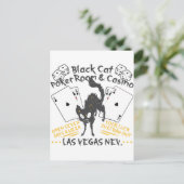 Carte Postale Casino de chat noir (Debout devant)