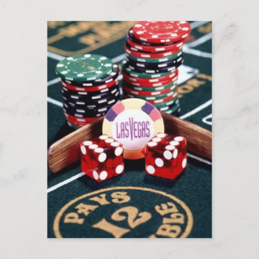 Carte Postale Casino de Las Vegas (Devant)