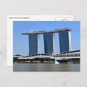 Carte Postale casino de marina bay (Devant / Derrière)