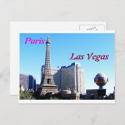 Carte Postale Casino de Paris (Devant / Derrière)