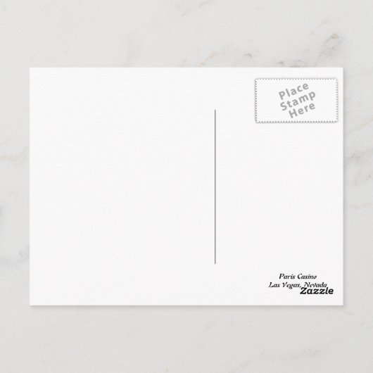 Carte Postale Casino de Paris (Dos)