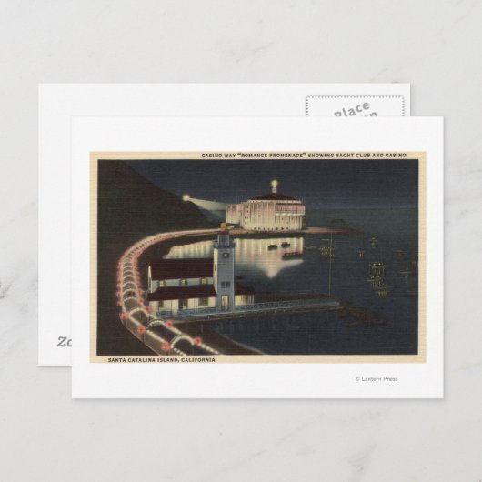 Carte Postale Casino Way to the "Romance Promenade" (Devant / Derrière)