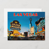 Carte Postale Casinos à Las Vegas (Devant / Derrière)