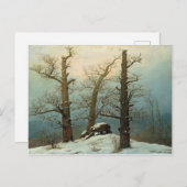 Carte Postale Caspar David Friedrich Cairn en neige (Devant / Derrière)