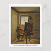 Carte Postale Caspar David Friedrich Dans Son Studio (Devant)