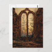 Carte Postale Caspar David Friedrich : Le rêveur (Devant / Derrière)