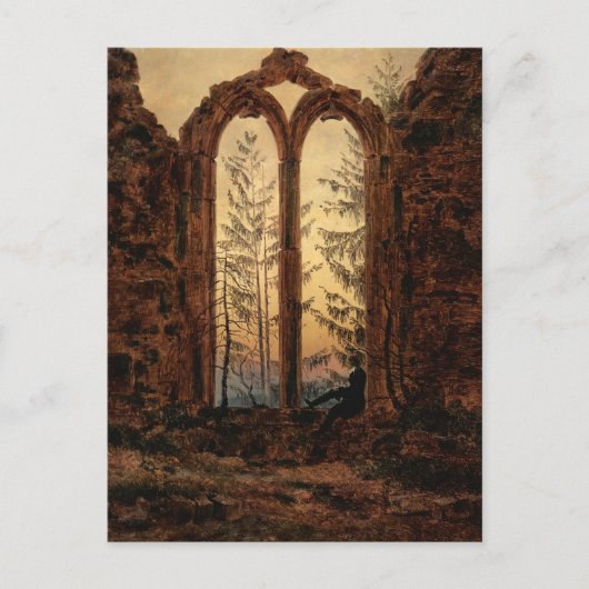 Carte Postale Caspar David Friedrich : Le rêveur (Devant)