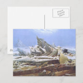 Carte Postale Caspar David Friedrich - Mer Polaire (Devant / Derrière)