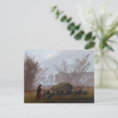 Carte Postale Caspar David Friedrich Une promenade à Dusk (Debout devant)