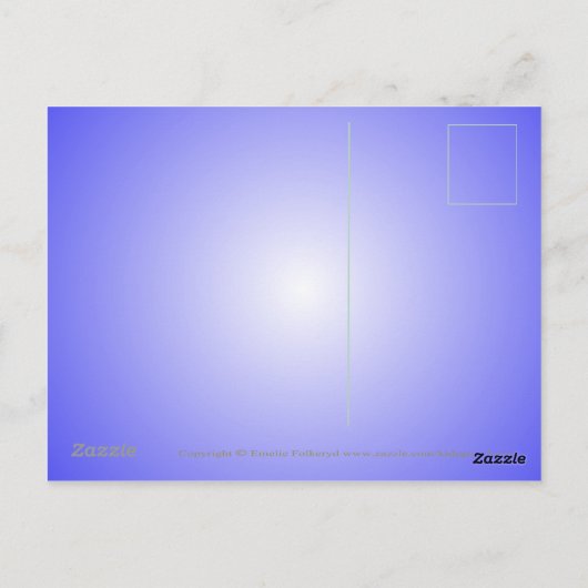 Carte Postale Casper Cat (Dos)