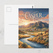 Carte Postale Casper, Wyoming (Devant / Derrière)