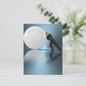 Carte Postale Casque (Debout devant)