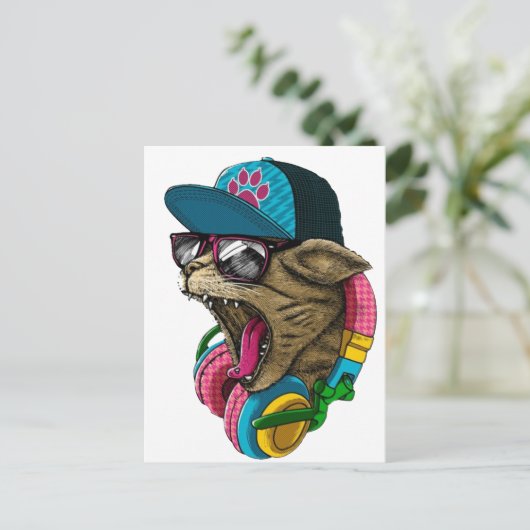 Carte Postale Casque (Debout devant)