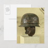 Carte Postale Casque avec garde-joue, d'Alesia, Tene III (Devant / Derrière)