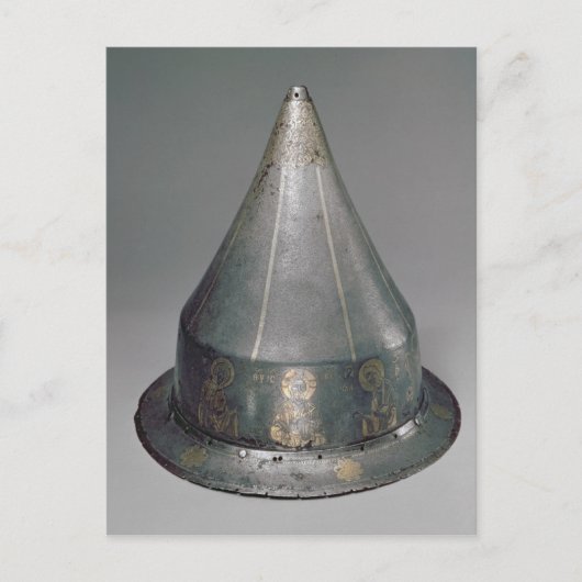 Carte Postale Casque avec la Deesis (Devant)