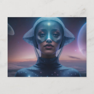 Carte Postale Casque bleu ET