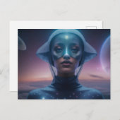 Carte Postale Casque bleu ET (Devant / Derrière)