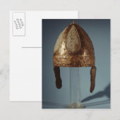 Carte Postale Casque de combat européen, c.500 (Devant / Derrière)