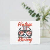 Carte Postale Casque de course (Debout devant)