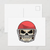 Carte Postale Casque de football américain (Devant / Derrière)