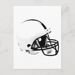 Carte Postale Casque de football Pop Art