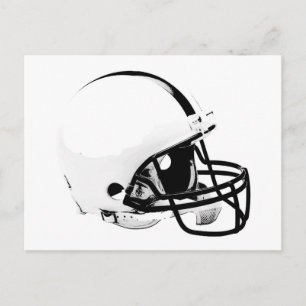 Carte Postale Casque de football Pop Art