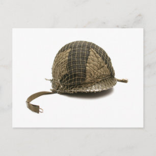 Carte Postale Casque de l'armée