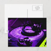 Carte Postale Casque DJ 3 (Devant / Derrière)