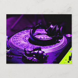 Carte Postale Casque DJ 3