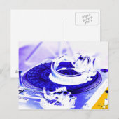 Carte Postale Casque DJ 4 (Devant / Derrière)