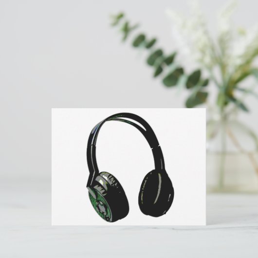 Carte Postale Casque Pop Art (Debout devant)