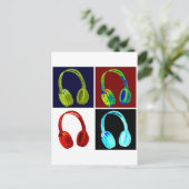 Carte Postale Casque Pop Art (Debout devant)