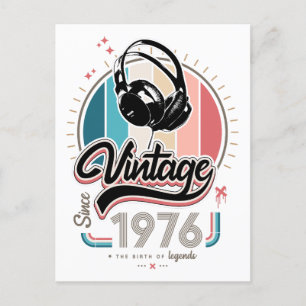 Carte Postale Casque vintage depuis 1976