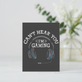 Carte Postale Casques Gamer cool Nerd Pro Im Gaming Cadeau (Debout devant)