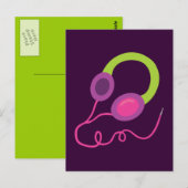 Carte Postale Casques Neon (Devant / Derrière)
