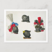 Carte Postale Casques, plaque de 'A History of the Development (Devant)