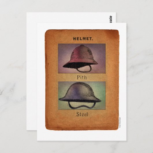 Carte Postale Casques Steampunk (Devant / Derrière)