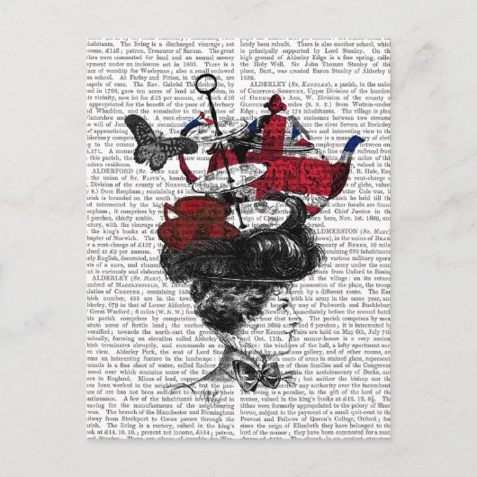 Carte Postale Casquette britannique de thé après-midi (Devant)