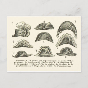 Carte Postale Casquette de Bicorne