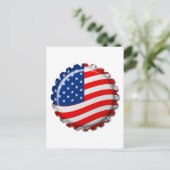 Carte Postale CASQUETTE de bouteille USA (Debout devant)
